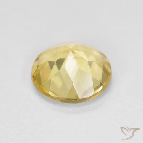 Berilo Amarelo Toscana Natural 1.04ct, Redondo, VVS
