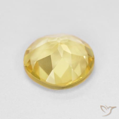 Berilo Luz amarela Natural 1.50ct, Redondo, VVS