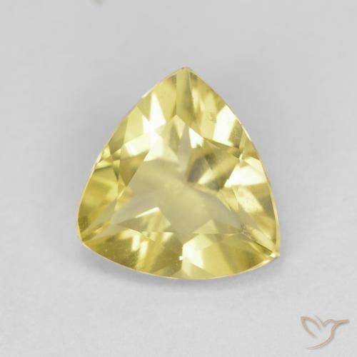Berilo Luz amarela Natural 1.26ct, Trilhão, VVS-VS