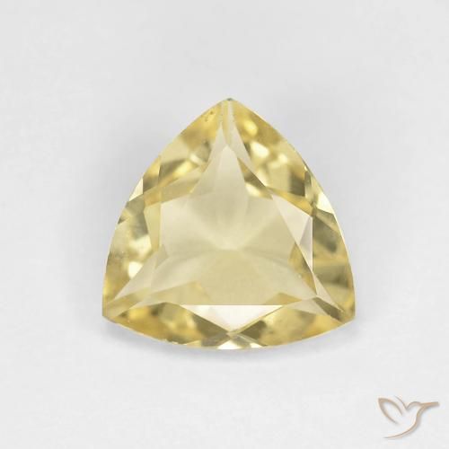 1.30ct Natural amarelo quente Berilo, Trilhão, VVS