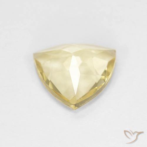 Berilo amarelo quente Natural 1.30ct, Trilhão, VVS