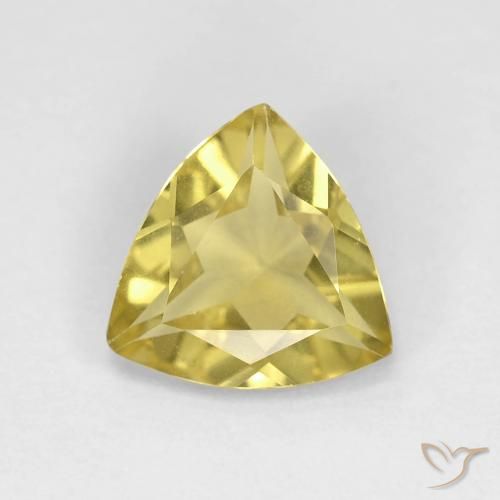 1.21ct Natural Amarelo Dourado Claro Berilo, Trilhão, VVS
