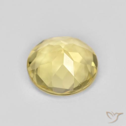 Berilo Luz amarela Natural 1.53ct, Redondo, VVS