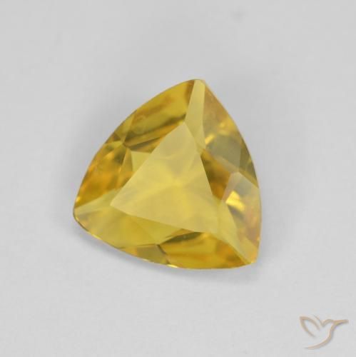 Berilo amarelo médio Natural 1.13ct, Trilhão, VVS
