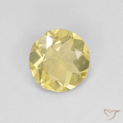 Berilo Medium Light-Yellow Natural 1.09ct, Redondo, VVS