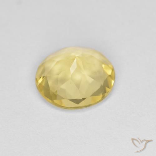 Berilo Medium Light-Yellow Natural 1.09ct, Redondo, VVS