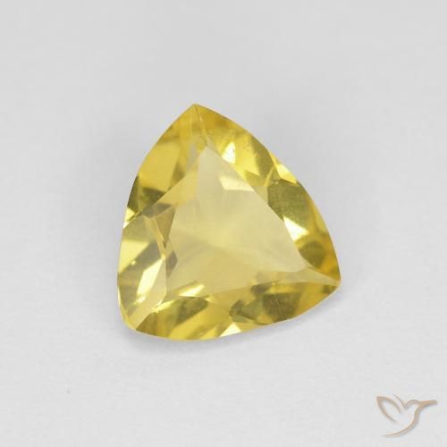 Berilo amarelo médio Natural 1.17ct, Trilhão, VVS
