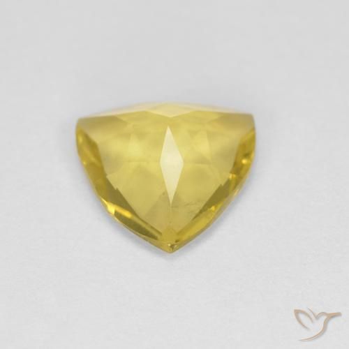 Berilo amarelo médio Natural 1.17ct, Trilhão, VVS