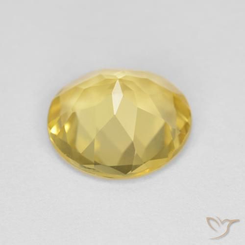 Berilo Amarelo Toscana Natural 1.94ct, Redondo, VVS