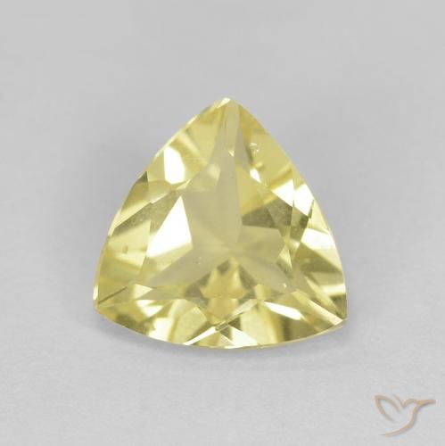 1.24ct Natural amarelo quente Berilo, Trilhão, VVS-VS