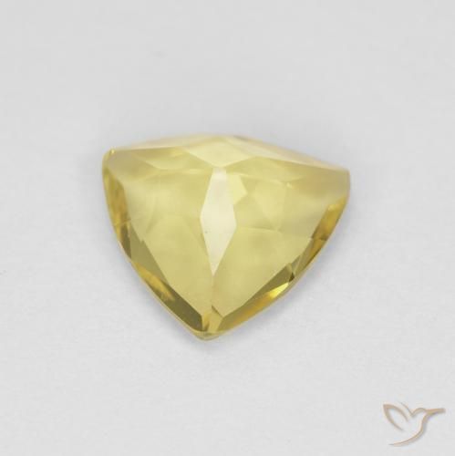 Berilo Amarelo Dijon muito claro Natural 1.22ct, Trilhão, VVS-VS