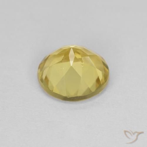 Berilo Amarelo Toscana Natural 1.23ct, Redondo, VVS-VS