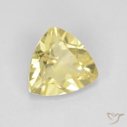 Berilo Luz amarela Natural 1.36ct, Trilhão, VVS