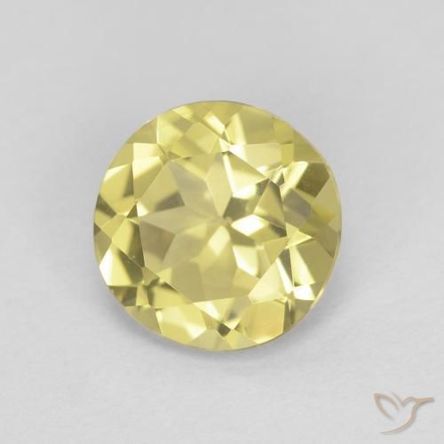 Berilo Luz amarela Natural 1.05ct, Redondo, VVS