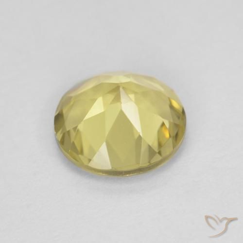 Berilo Luz amarela Natural 1.05ct, Redondo, VVS