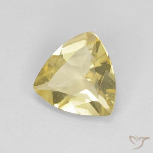 Berilo Luz amarela Natural 1.19ct, Trilhão, VVS