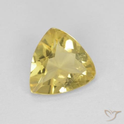 Berilo amarelo médio Natural 0.96ct, Trilhão, VVS