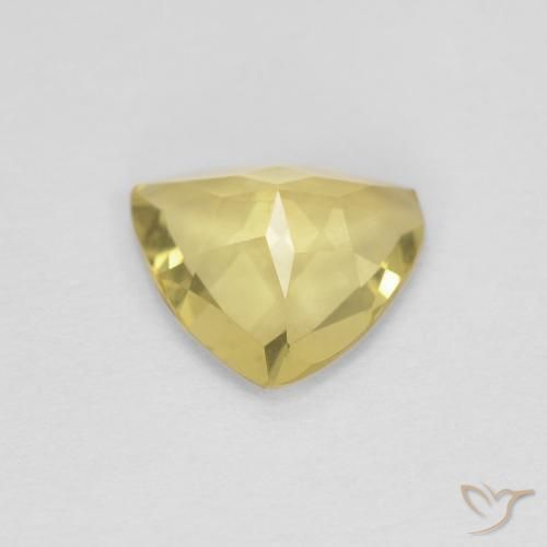 Berilo amarelo médio Natural 0.96ct, Trilhão, VVS