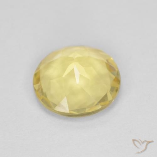 Berilo Amarelo Toscana Natural 1.45ct, Redondo, VVS