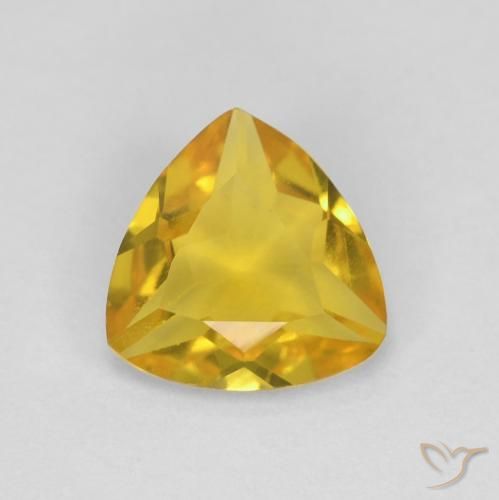 0.85ct Natural Mel amarelo Berilo, Trilhão, VVS