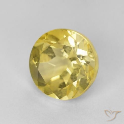 Berilo Medium Light-Yellow Natural 1.46ct, Redondo, VS