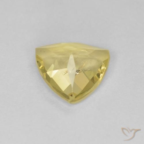 Berilo Medium Light-Yellow Natural 0.77ct, Trilhão, VS