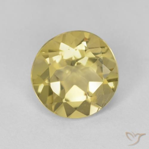 Berilo Amarelo Toscana Natural 1.58ct, Redondo, VS