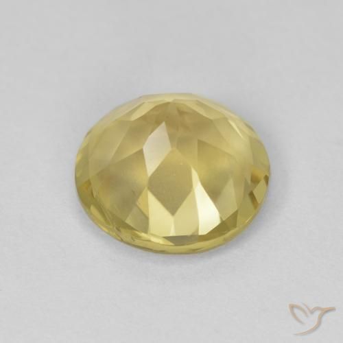 Berilo Amarelo Toscana Natural 1.58ct, Redondo, VS
