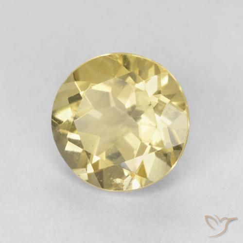 Berilo Luz amarela Natural 1.75ct, Redondo, VS