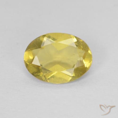 1.01ct Natural Amarelo Toscana Berilo, oval, VS