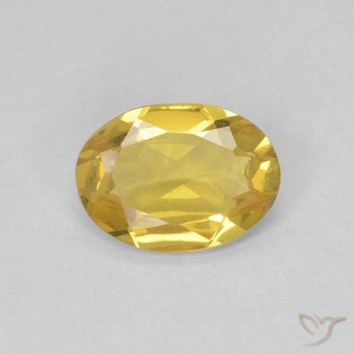 0.88ct Natural Luz Dourada Berilo, oval, VVS