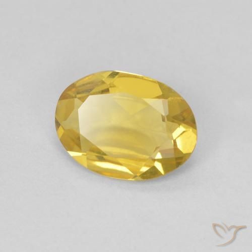 Berilo Luz Dourada Natural 0.88ct, oval, VVS