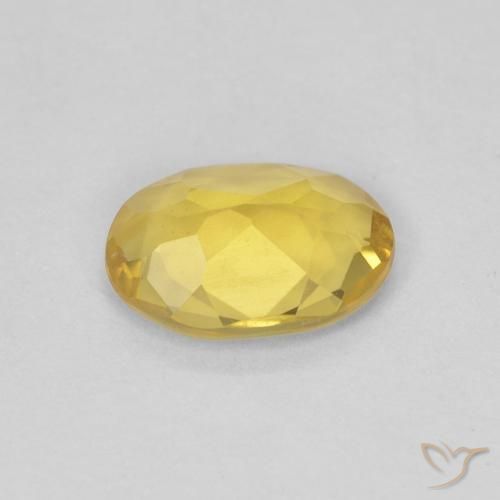 Berilo Luz Dourada Natural 0.88ct, oval, VVS