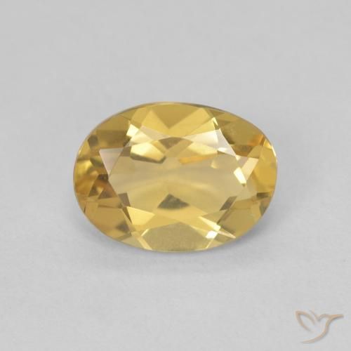 1.12ct Natural Luz amarela Berilo, oval, VVS