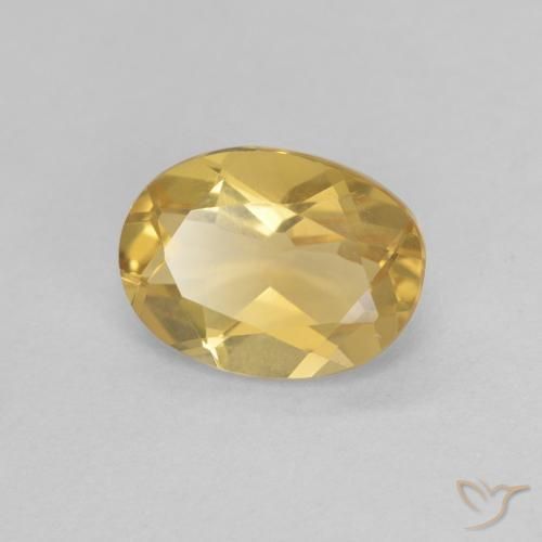 Berilo Luz amarela Natural 1.12ct, oval, VVS