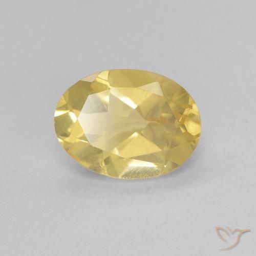 Berilo Luz amarela Natural 1.17ct, oval, VVS