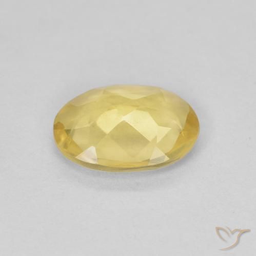 Berilo Amarelo Dourado Claro Natural 0.85ct, oval, VVS