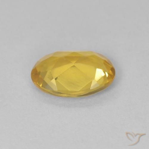 Berilo Amarelo escuro Natural 0.94ct, oval, VVS