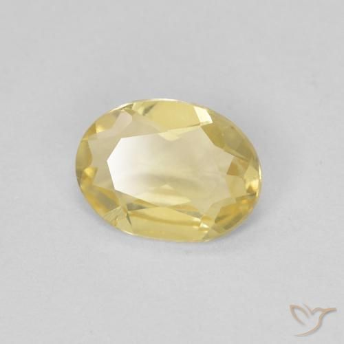 Berilo Luz Dourada Natural 0.80ct, oval, VVS