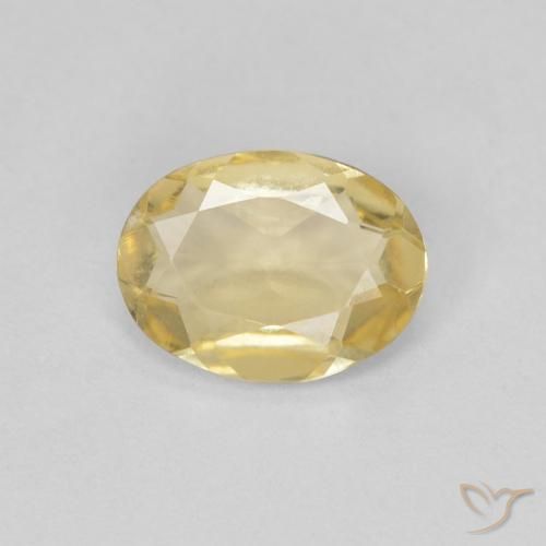 Berilo Luz Dourada Natural 0.84ct, oval, VVS