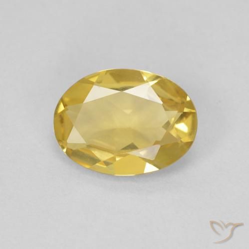 0.97ct Natural Amarelo Dourado Claro Berilo, oval, VVS