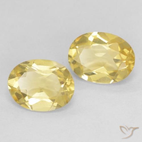 Pedras preciosas de Berilo Amarelo Dourado Claro natural de 2.31 ct, oval, VVS-VS
