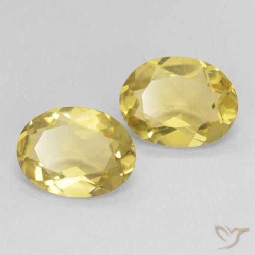 2.05ctw Natural Luz amarela Berilo, oval, VVS-VS