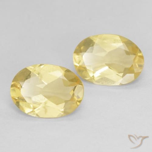 1.84ctw Natural Luz amarela Berilo, oval, VVS-VS