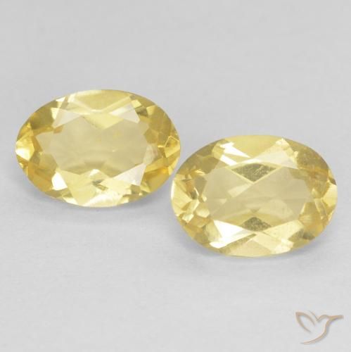 1.43ctw Natural Luz Dourada Berilo, oval, VVS-VS
