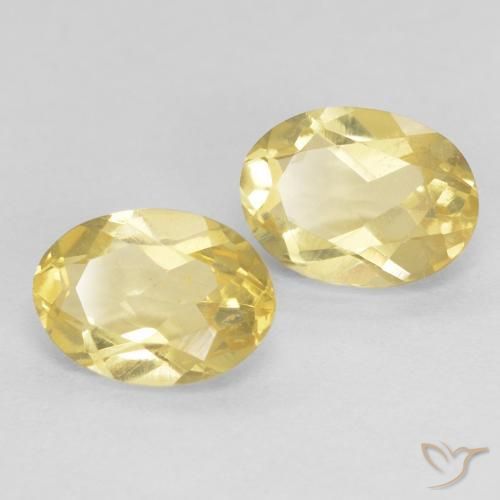 Pedras preciosas de Berilo Luz Dourada natural de 1.43 ct, oval, VVS-VS