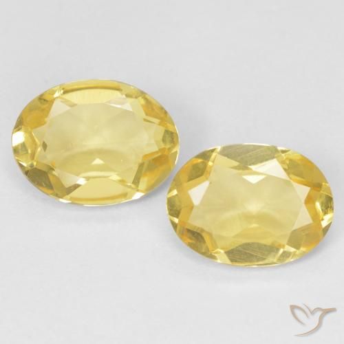 Pedras preciosas de Berilo Luz Dourada natural de 2.04 ct, oval, VS