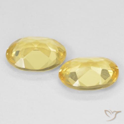 Pedras preciosas de Berilo Luz Dourada natural de 2.04 ct, oval, VS
