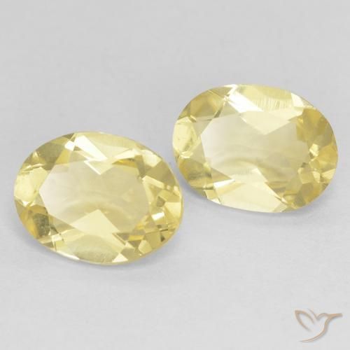 Pedras preciosas de Berilo Luz Dourada natural de 2.13 ct, oval, VS