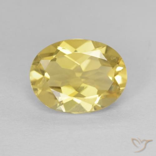 1.70ct Natural Luz Dourada Berilo, oval, VVS
